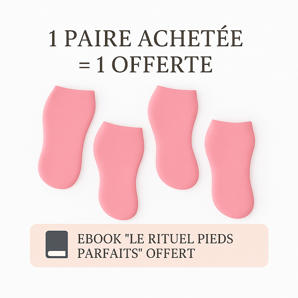 Chaussettes en Silicone Réutilisables | 1 Achetée = 1 Offerte + Ebook Offert